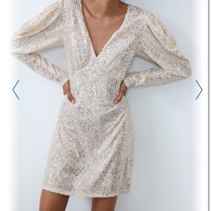 Zara sequins dress